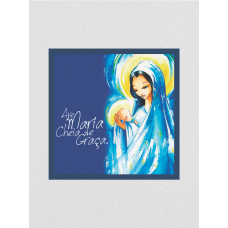 Quadro religioso 07 - Ave Maria Cheia de Graça