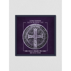 Quadro religioso 147 - Medalha São Bento