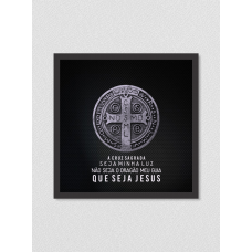 Quadro religioso 172 - Medalha São Bento