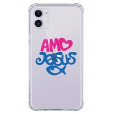 Capinha para celular - Religiosa 28 - Amo Jesus