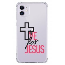 Capinha para celular - Religiosa 91 - Live For Jesus