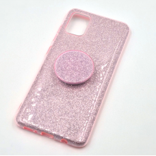 Kit Capinha com Pop-Selfie Glitter Rosa