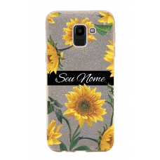 Capinha para celular Glitter Dourada Sunflower 5